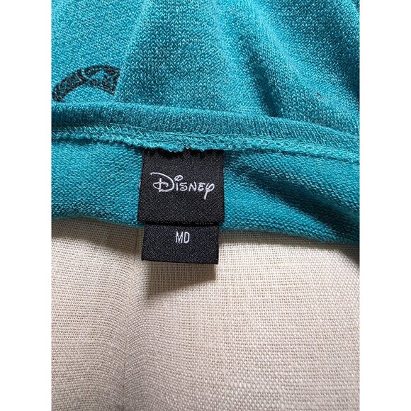 Disney Womens Teal Jasmine Cardigan Sweater Medium Polyester/Spandex - Picture 4 of 12